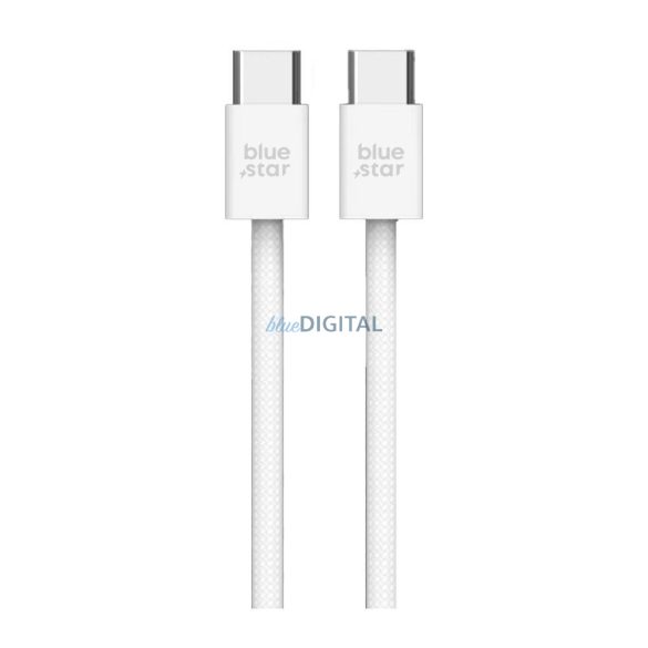 Blue Star Q28 Type-C - Cablu Type-C 60W 6A QC4.0 1m - alb