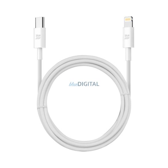 Blue Star PA-X12 Cablu Type-C - Lightning 12W 2A QC4.0 1m - alb