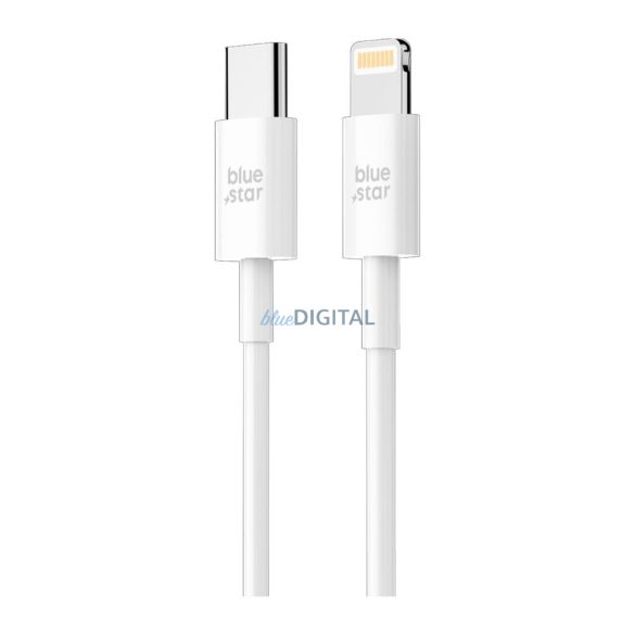 Blue Star PA-X12 Cablu Type-C - Lightning 12W 2A QC4.0 1m - alb