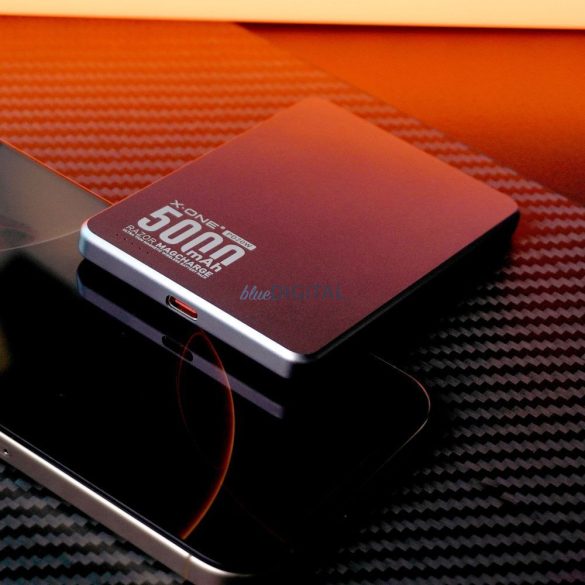 X-One Razor Magcharge Ultraslim inducție powerbank 5000mAh - gri