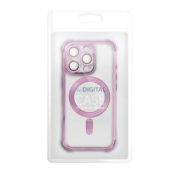 Carcasă compatibilă ANTISHOCK ELECTRO MagSafe pentru iPhone 16 Pro Max - roz