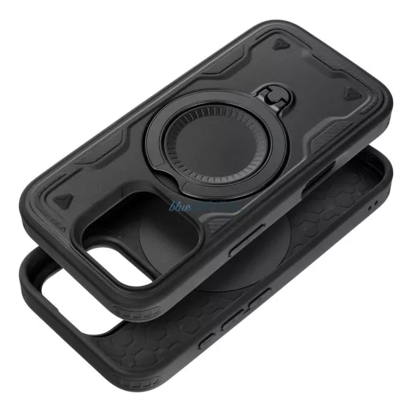 HUSĂ! - Carcasă FROST ARMOR pentru iPhone 16 Pro - negru