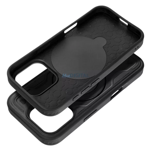 HUSĂ! - Carcasă FROST ARMOR pentru iPhone 16 Pro - negru