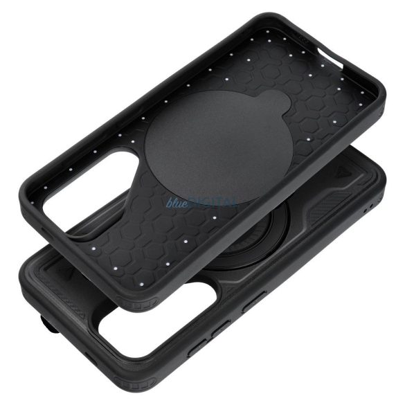 Carcasă FROST ARMOR Samsung Galaxy S25 - negru