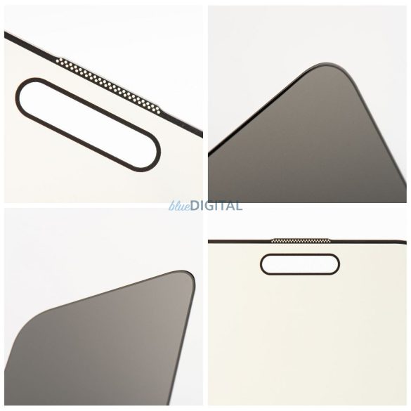 OG Shuijia sticlă călită cu ornamente negre pentru iPhone 15/16