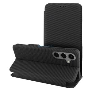 FOLIO SIDE MAGNET Deschidere Caz Samsung Galaxy S23 Ultra - negru