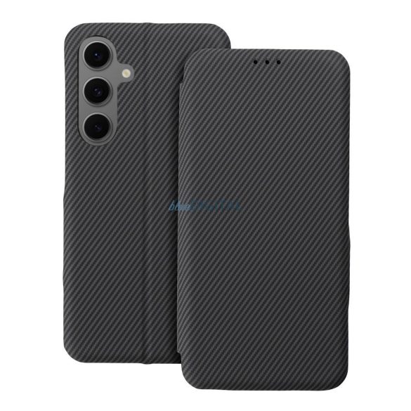 Carcasă de deschidere FOLIO SIDE MAGNET Motorola Moto G75 - gri