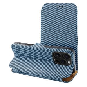 FOLIO SIDE MAGNET Caz de deschidere iPhone 16 - Albastru
