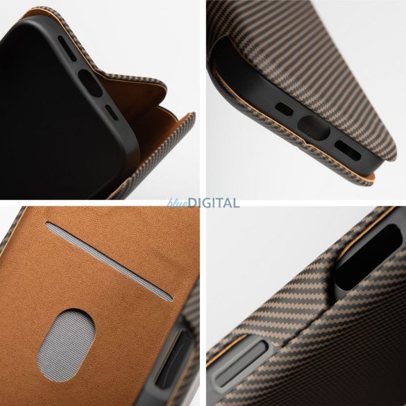 Carcasă de deschidere FOLIO SIDE MAGNET Samsung Galaxy A35 5G - maro