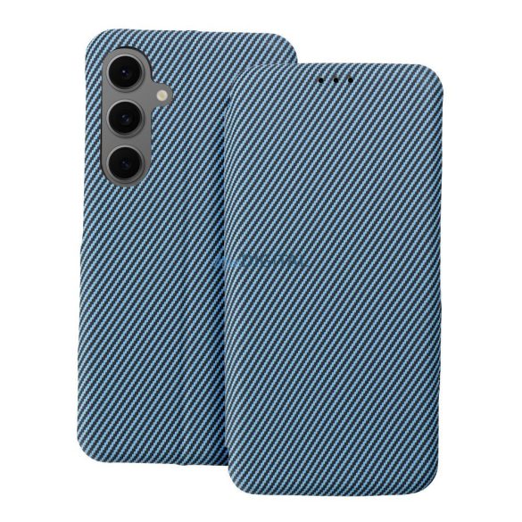 Carcasă de deschidere FOLIO SIDE MAGNET Samsung Galaxy A35 5G - Albastru