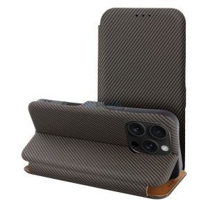 FOLIO SIDE MAGNET Caz de deschidere iPhone 14 Pro Max - maro