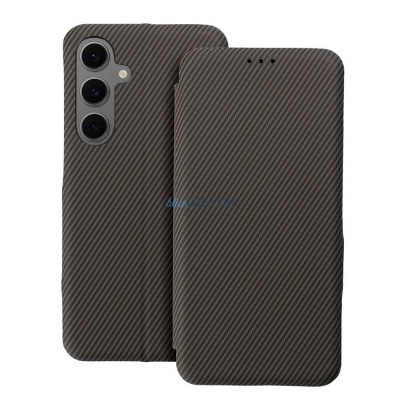 Carcasă cu deschidere FOLIO SIDE MAGNET Samsung Galaxy A15 (A155F / A156B) - maro