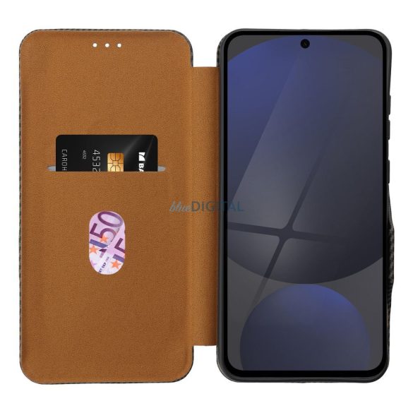 Carcasă cu deschidere FOLIO SIDE MAGNET Samsung Galaxy A15 (A155F / A156B) - maro