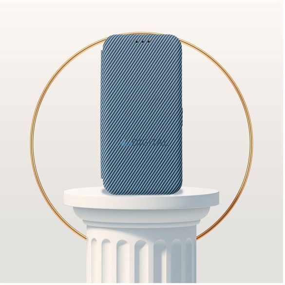 Carcasă de deschidere FOLIO SIDE MAGNET Motorola Moto G75 - albastru