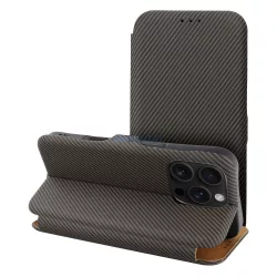   HUSĂ! - FOLIO SIDE MAGNET Caz de deschidere iPhone 16 Pro Max - maro