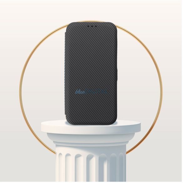 Carcasă cu deschidere FOLIO SIDE MAGNET pentru iPhone 16 - gri