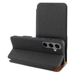   HUSĂ! - Carcasă cu deschidere FOLIO SIDE MAGNET Samsung Galaxy S25 Plus - gri