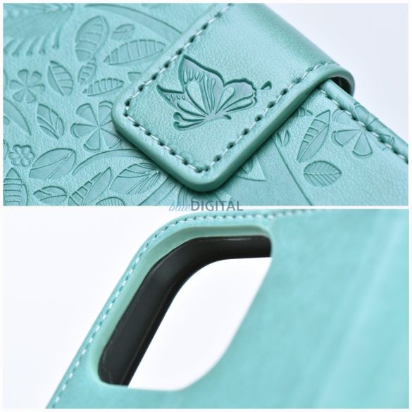 Carcasă de carte MEZZO Samsung Galaxy A36 - verde "lemn"