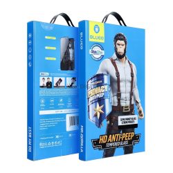   Mr. Monkey 5D Strong Privacy sticlă temperată cu margine neagră pentru Samsung Galaxy S25 Plus