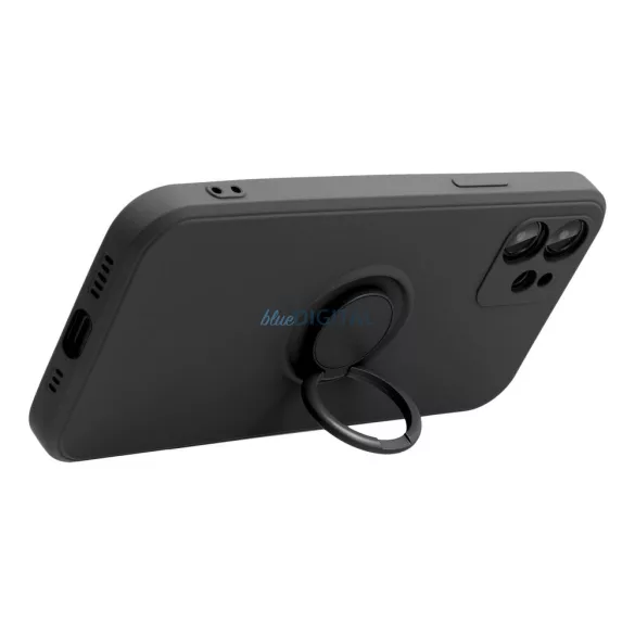HUSĂ! - Husă SILICONE RING Samsung Galaxy A36 - negru