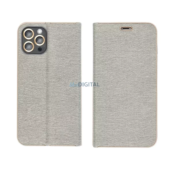 HUSĂ! - Husă de carte LUNA Samsung Galaxy A26 - argintiu