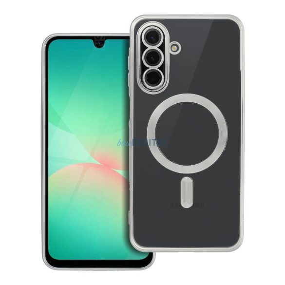 Husă compatibilă ELECTRO MAG COVER MagSafe pentru Samsung Galaxy A26 - argintiu