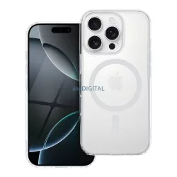   HUSĂ! - Husă compatibilă Drop Glue Colorful Ring MagSafe pentru iPhone 15 - alb