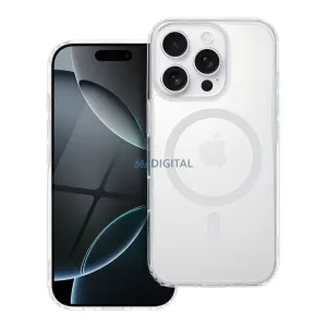 HUSĂ! - Husă compatibilă Drop Glue Colorful Ring MagSafe pentru iPhone 14 Pro Max - alb