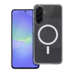   HUSĂ! - Husă compatibilă Drop Glue Colorful Ring MagSafe pentru Samsung Galaxy A36 - alb