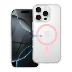   HUSĂ! - Husă compatibilă Drop Glue Colorful Ring MagSafe pentru iPhone 12 Pro Max - roz