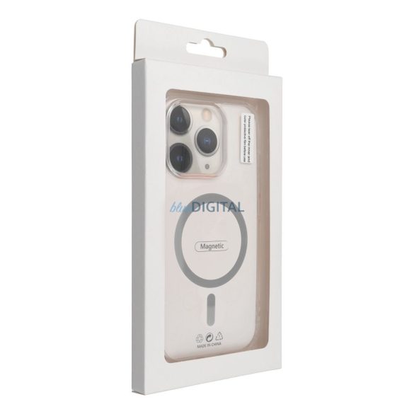 HUSĂ! - Husă compatibilă Drop Glue Colorful Ring MagSafe pentru iPhone 13 - gri