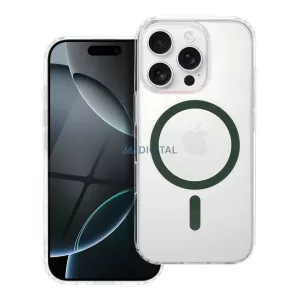 HUSĂ! - Husă compatibilă Drop Glue Colorful Ring MagSafe pentru Samsung Galaxy S25 Plus - verde închis
