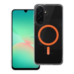   Drop Glue Inel colorat MagSafe caz compatibil Samsung Galaxy A16 4G/5G - portocaliu