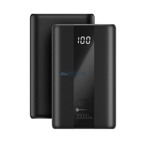 FORCELL F-ENERGY P20K2 Energo powerbank PD QC3.0 3A 22,5W 20000 mAh negru