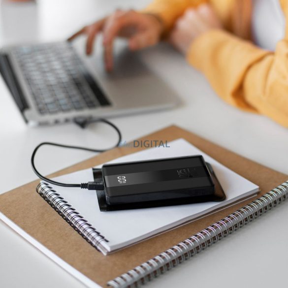 FORCELL F-ENERGY P10K2 Energo powerbank PD QC3.0 3A 22,5W 10000 mAh negru