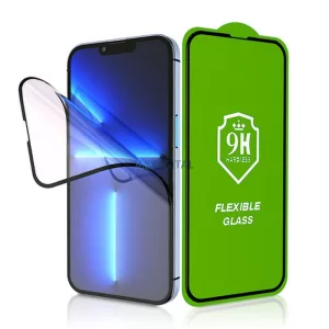 Bestsuit Sticlă hibridă flexibilă 5D protector de ecran din sticlă hibridă cu margine neagră pentru Samsung Galaxy S24 FE