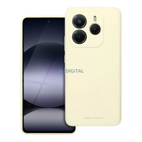HUSĂ! - Roar Cloud Skin caz Xiaomi Redmi Notă 14 5G - galben deschis