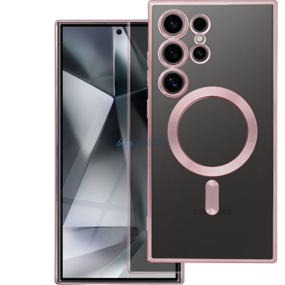 Husă compatibilă ELECTRO MAG COVER MagSafe Samsung Galaxy A54 5G - aur roz
