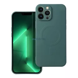   HUSĂ! - SILICONE MAG COVER Husă compatibilă MagSafe pentru Samsung Galaxy S25 Plus - verde închis