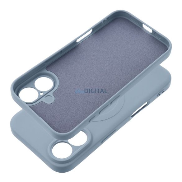 SILICONE MAG COVER Carcasă compatibilă MagSafe Samsung Galaxy S25 - albastru deschis