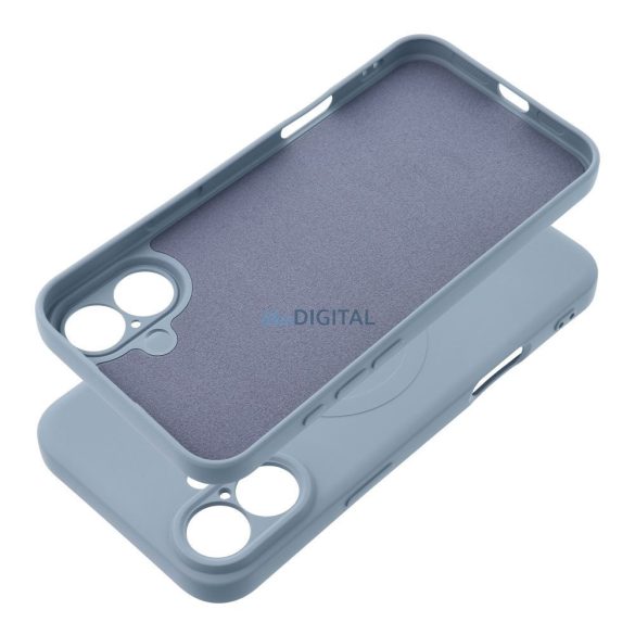 SILICONE MAG COVER Husă compatibilă MagSafe Samsung Galaxy S25 Plus - albastru deschis