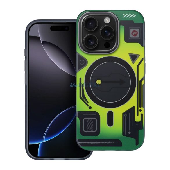 Carcasă compatibilă Forcell F-Protect MagSafe Samsung Galaxy S25 Plus - model verde