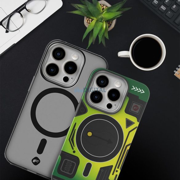 Carcasă compatibilă Forcell F-Protect MagSafe Samsung Galaxy S25 Plus - model verde