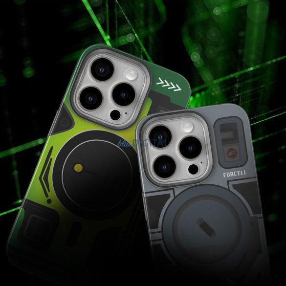 Carcasă compatibilă Forcell F-Protect MagSafe Samsung Galaxy S25 Plus - model verde