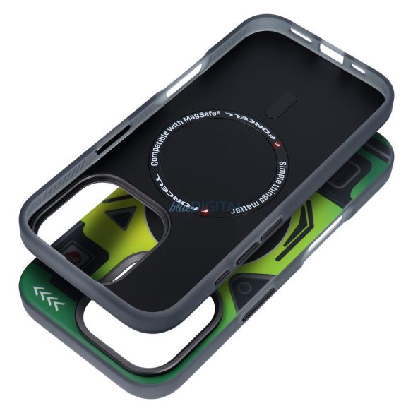 Carcasă compatibilă Forcell F-Protect MagSafe Samsung Galaxy S25 Plus - model verde