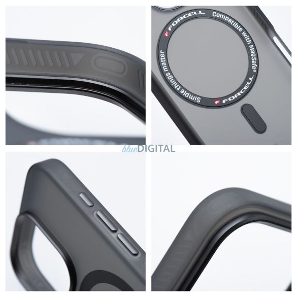 Carcasă compatibilă Forcell F-Protect MagSafe Samsung Galaxy S25 Plus - model gri