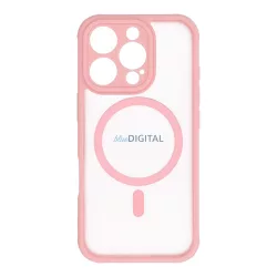   HUSĂ! - FULL MATTE MAG COVER Carcasă compatibilă MagSafe pentru iPhone 16 Pro - roz deschis