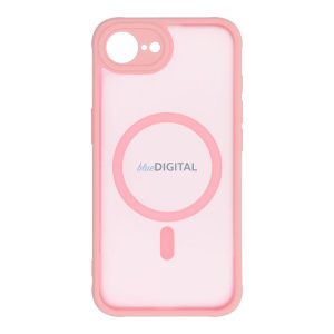 FULL MATTE MAG COVER Husă compatibilă MagSafe pentru iPhone 16e - roz deschis