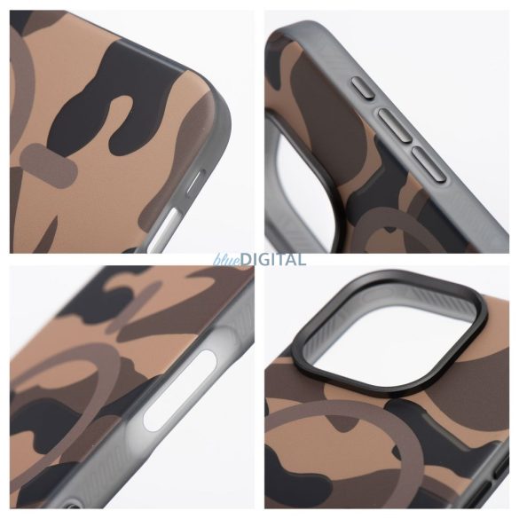 Forcell F-Protect MagSafe caz compatibil Samsung Galaxy S25 Ultra - maro camuflaj