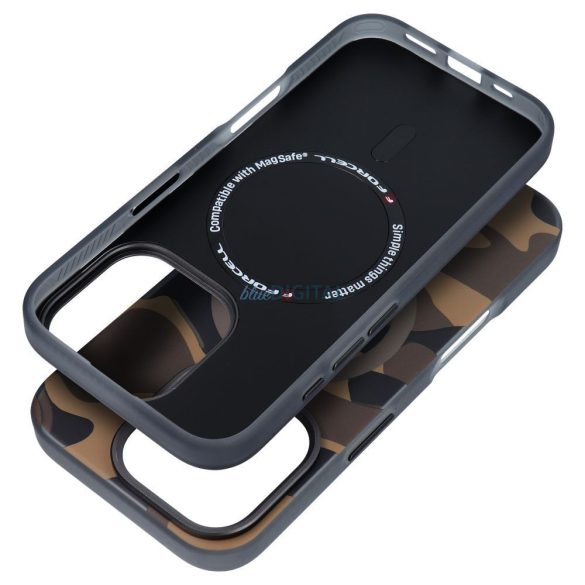 Forcell F-Protect MagSafe caz compatibil Samsung Galaxy S25 Ultra - maro camuflaj